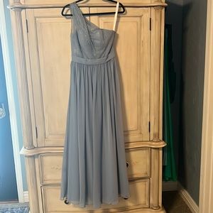 Azazie one shoulder dress